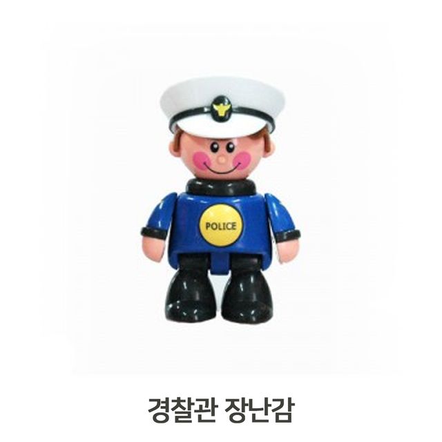 유아 스쿼키 인형 경찰관인형 소리나는 키즈 장난감