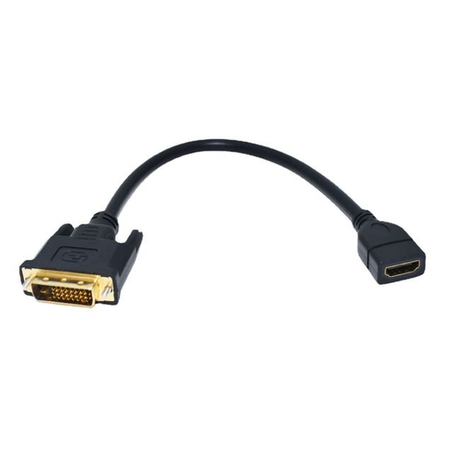 HDMI(F) to DVI-D(M) 케이블젠더 T-DVI25F-HDMI-0.3M