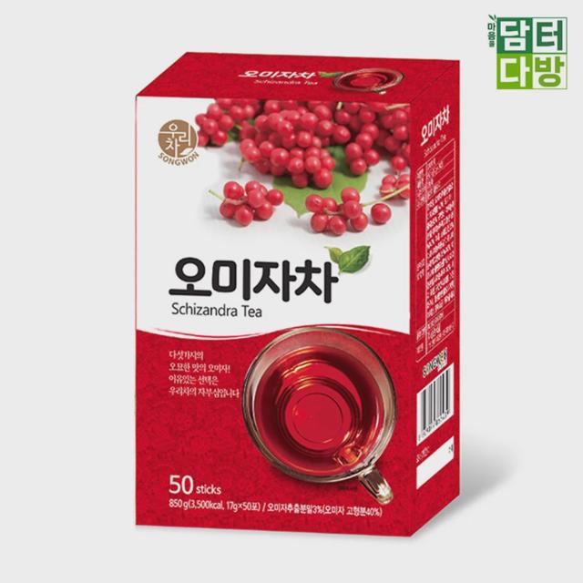 송원 오미자차 50스틱