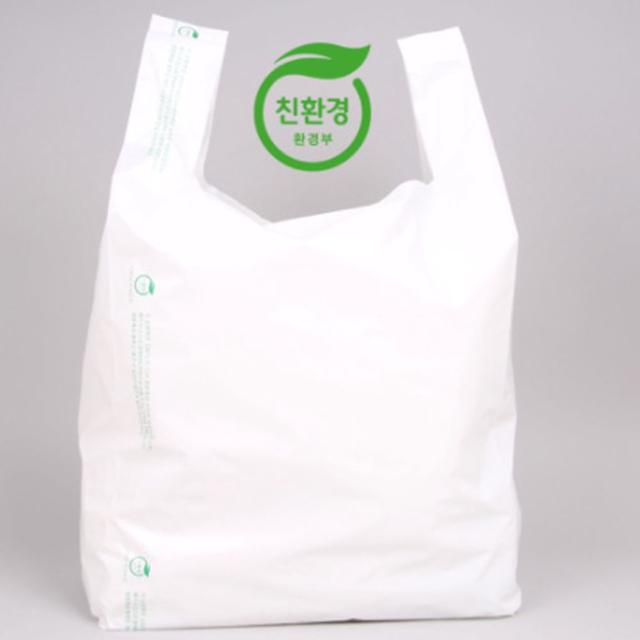 생분해 비닐봉투 100매입 / 중형 대형 사이즈