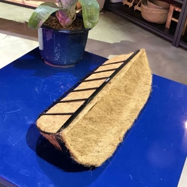 벽걸이형 코코넛 야자 행잉 바구니(중)62x20cm