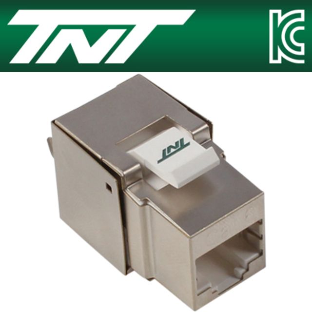 강원전자 TNT CAT.6 STP 스냅인 키스톤잭 모듈(90도) NM-TNT74
