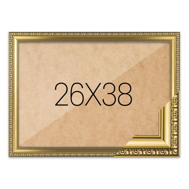 퍼즐액자 26x38 고급형 댄디골드