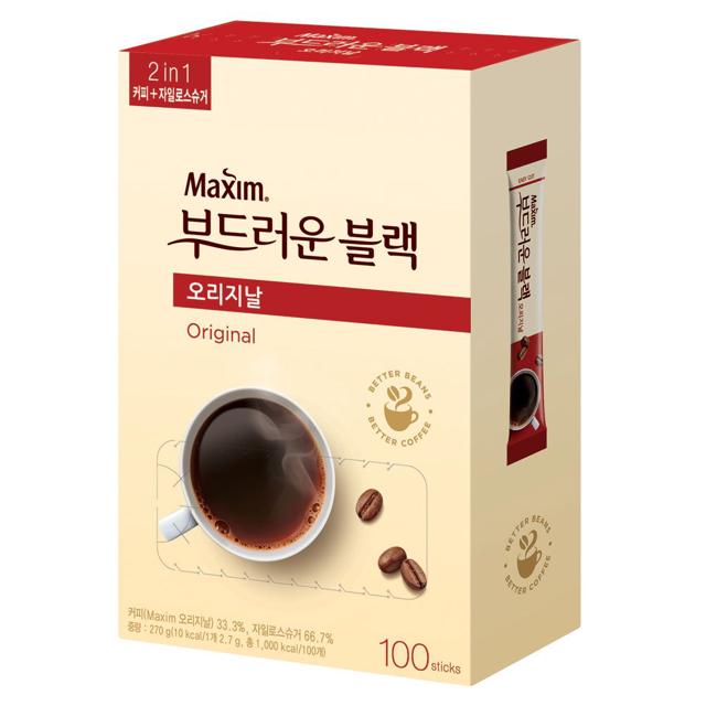맥심 부드러운블랙 오리지날100T