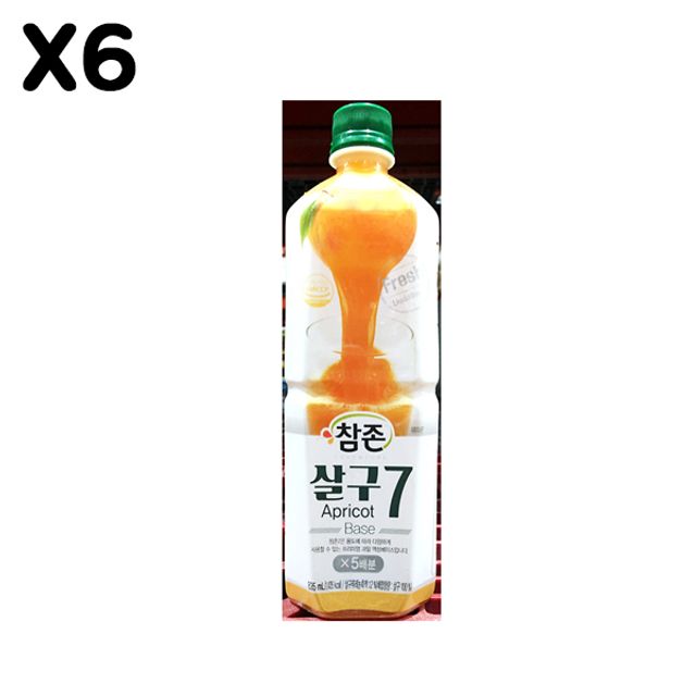 FK 살구원액(원액 참존식품 835ml)X6