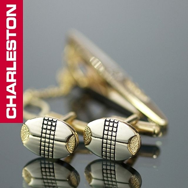 카우스버튼 찰스톤 넥타이핀 커프스버튼(CUFFLINKS) 세트 TJS-0738813