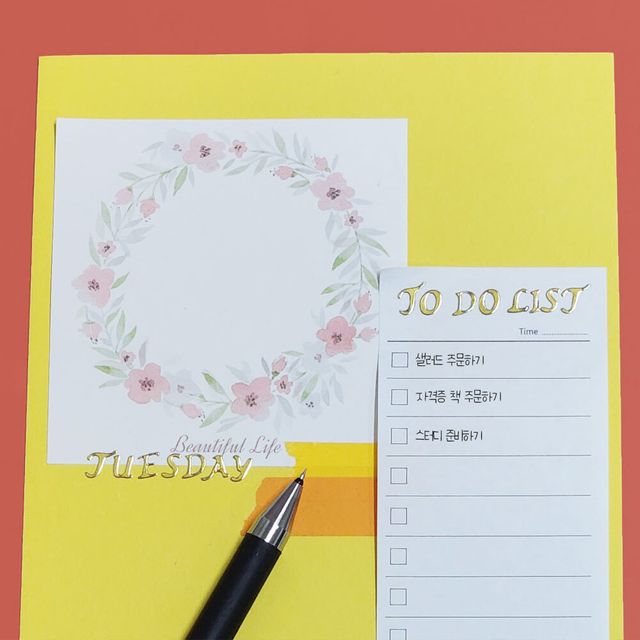 PVC 스티커 대문자 골드