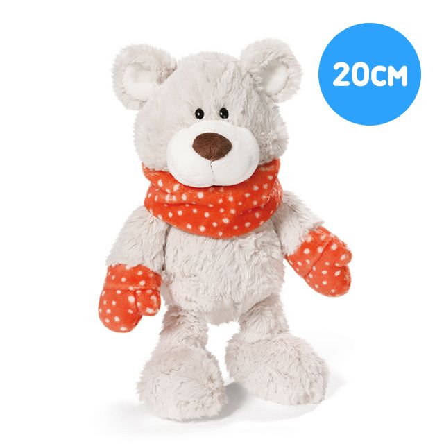 니키 겨울 베어투르 20cm 댕글링 목도리 곰인형