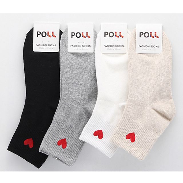 여자 패션양말(하트) 1켤레