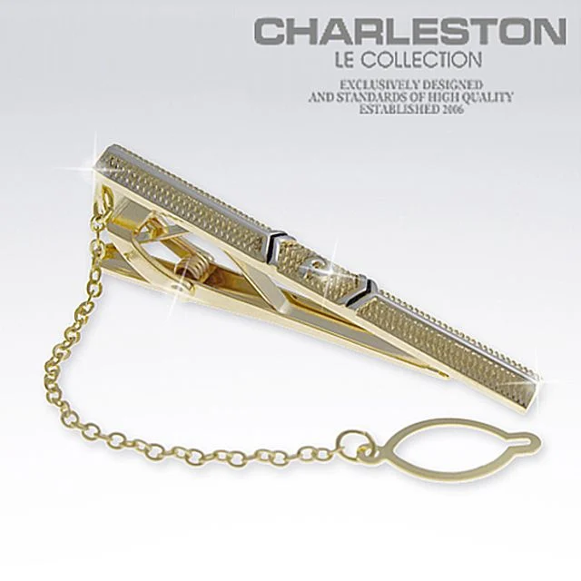 CHARLESTON 찰스턴 넥타이 클립 신사 정장용 넥타이핀