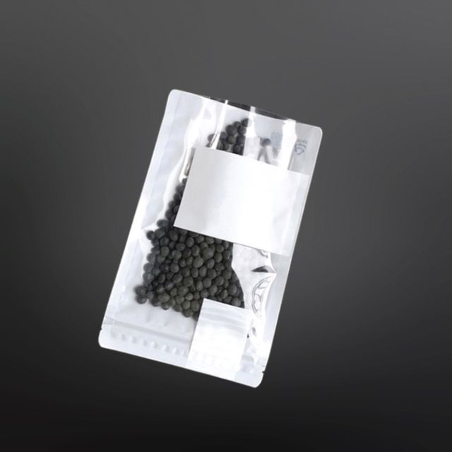 매직라벨 부착용 투명봉투 지퍼식 25X35cm 100매