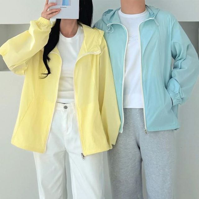 바람막이 남녀공용 슬림핏 롱 모임 봄자켓 여친룩 봄