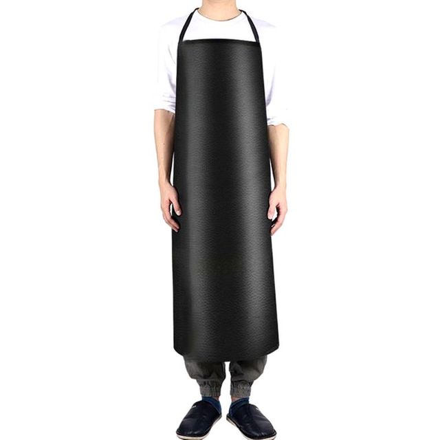 방수 전문가용 업소용 주방앞치마 블랙 110cm