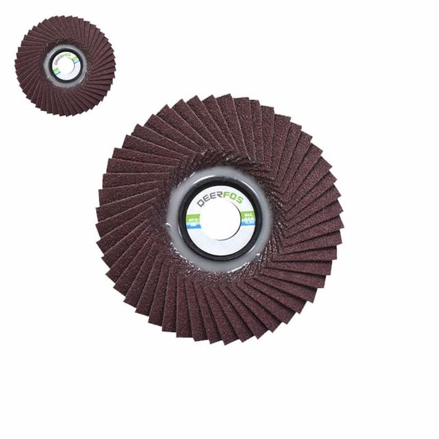 그라인더용 날개페파 100mm 10개입 그라인더사포 샌딩사포 원형사포 녹제거사포