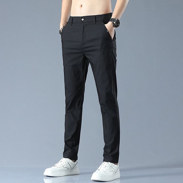 남성 베이직 일자팬츠 정장바지 면접용 데일리 팬츠