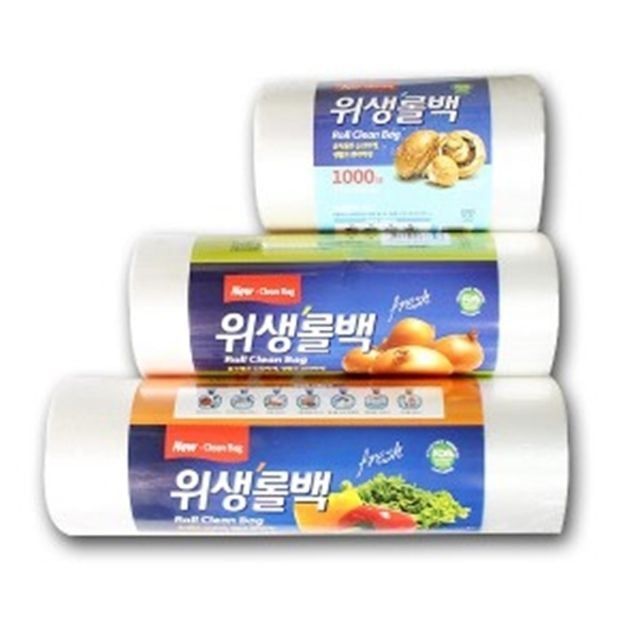 -TJ 25cm 위생롤백 17cm x 뉴 1000매 클린백