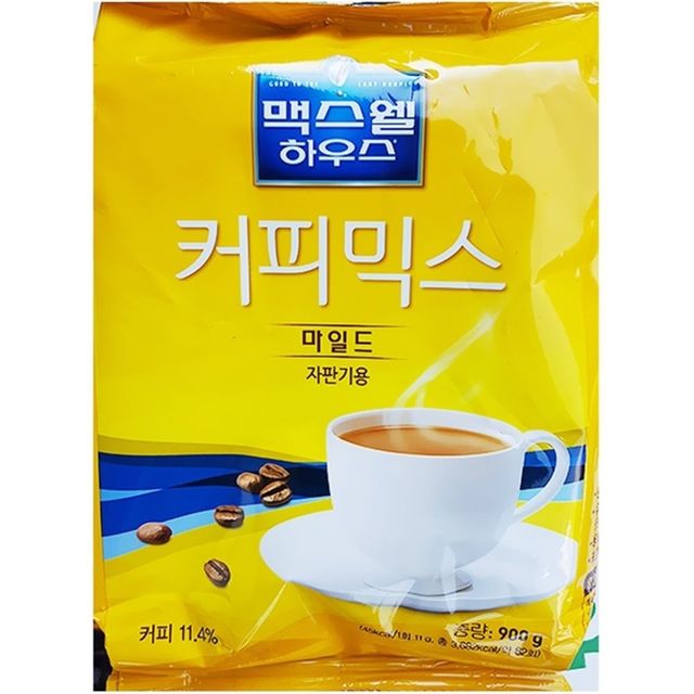 FK 자판기용 마일드 커피믹스 (맥스웰 900g)