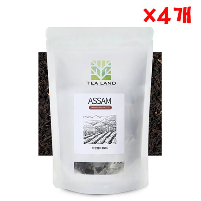 아쌈 20티백 X 4개 아삼 아쌈홍차 티백홍차 삼각티백