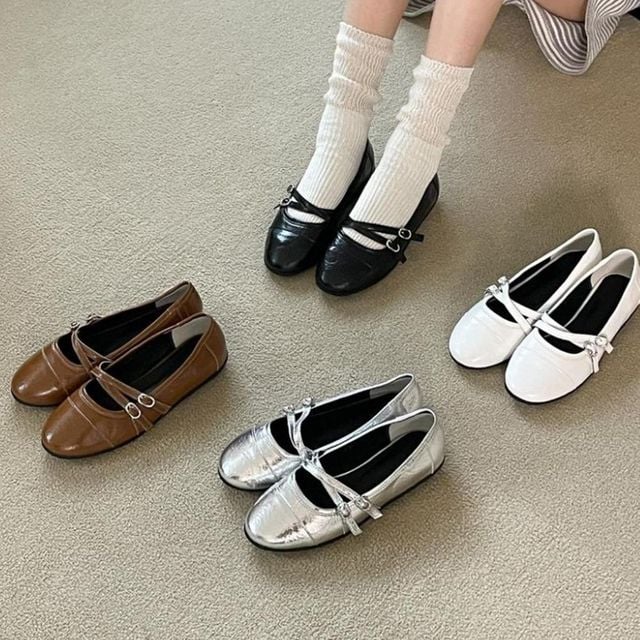 여성구두 통굽 스타일 로퍼신발 플랫 여자로퍼 단화