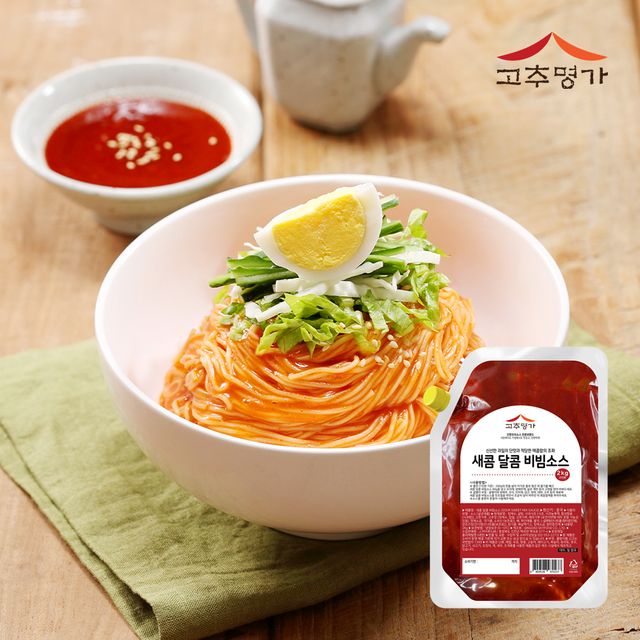 고추명가 새콤달콤 비빔소스 2kg 쫄면 골뱅이무침