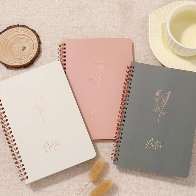A5 심플 스프링 노트 공책 메모 수첩 다이어리 일기장