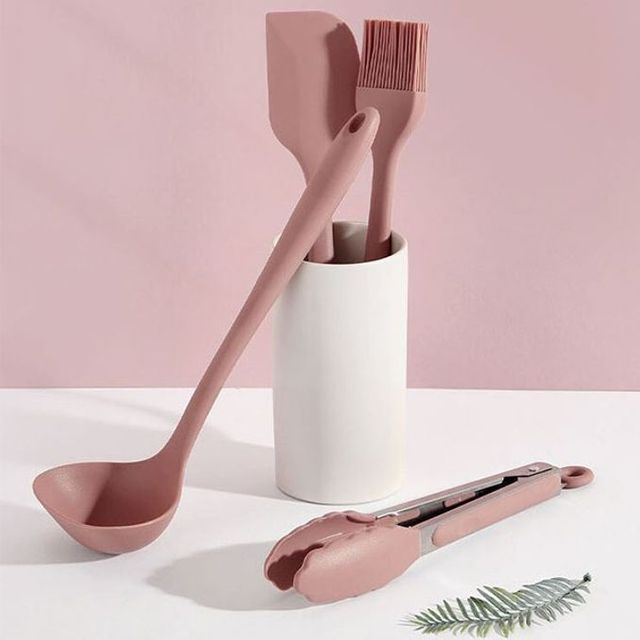 풍년 실리콘 뒤집개 스페츌러 스패출러 핑크 29cm