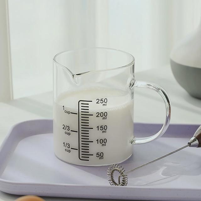 저그 손잡이 다용도 내열유리 계량컵 250ml