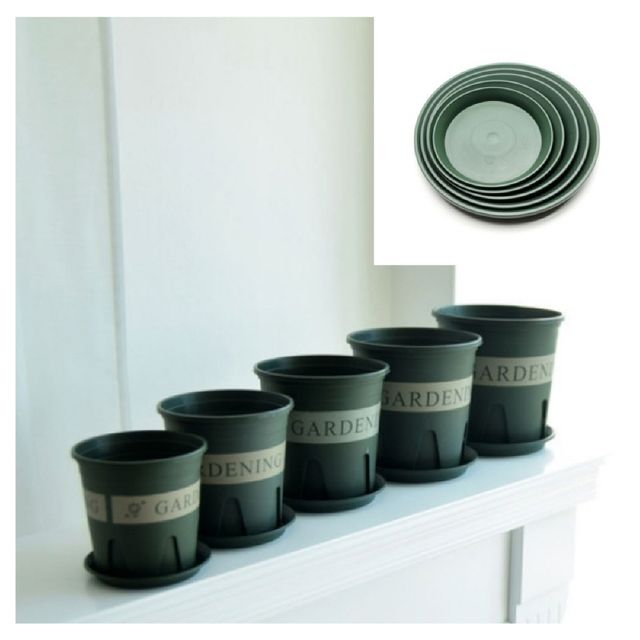 녹색 화분 받침 슬릿분받침 슬릿화분받침 5호 외경 213mm 내경176mm 화분받침대 화분물받이 물받침대 화분