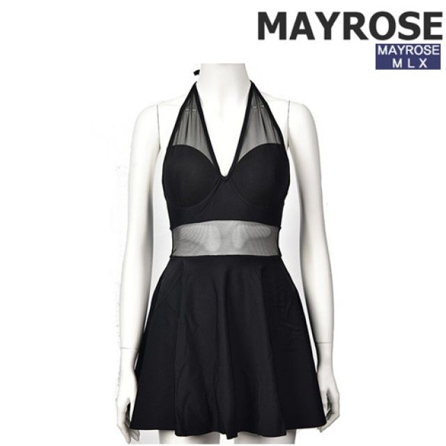 MLX 여름 여성 A라인 심플디자인 섹시 원피스 수영복_DM_465