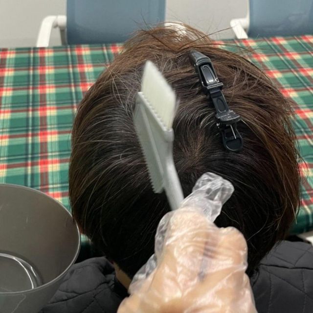 미용실 헤어핀셋 집게핀 블랙 클립
