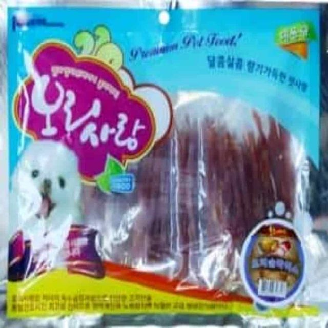 오리육포 400g 강아지육포 반려견건조간식 오리슬라이스