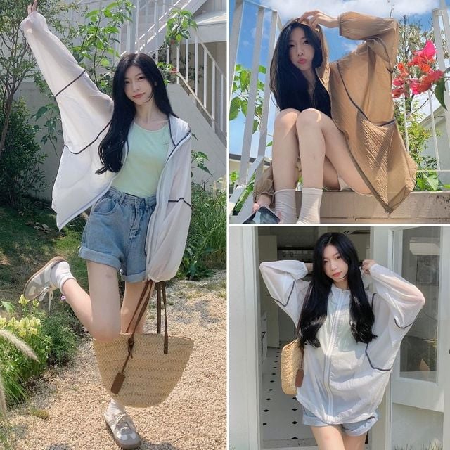 오버핏 후드 바람막이 환절기 간절기 점퍼 집업