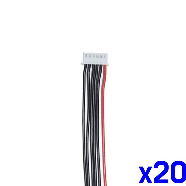 22 wag 배터리보호 밸런스 케이블 5S 6줄 x20개 전선 전기자재