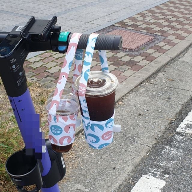 드링크백 텀블러 파우치 블루베어 컵캐리어 테이크아웃