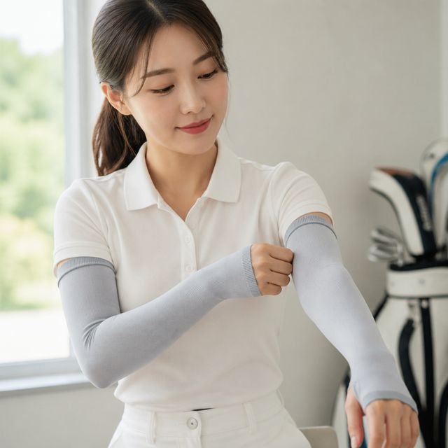 골프 팔토시 무봉제 쿨토시 2p 스포츠용 손등 햇빛가게 자외선차단용