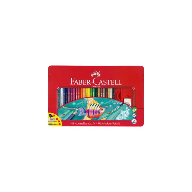 파버카스텔 수채색연필 틴 48색 세트 115933