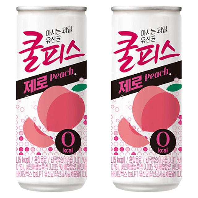 동원 쿨피스 제로 복숭아 230ml 30캔 세트