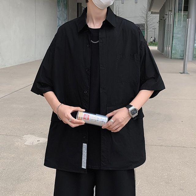대형남성 셔츠 여름 데일리 오버핏 빈티지 남자