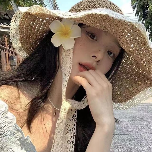 썸머 사파리모자 밀짚 경량모자 등산모자 레이스