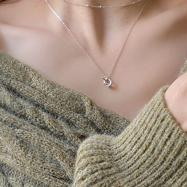 Twisted layered necklace N 126
