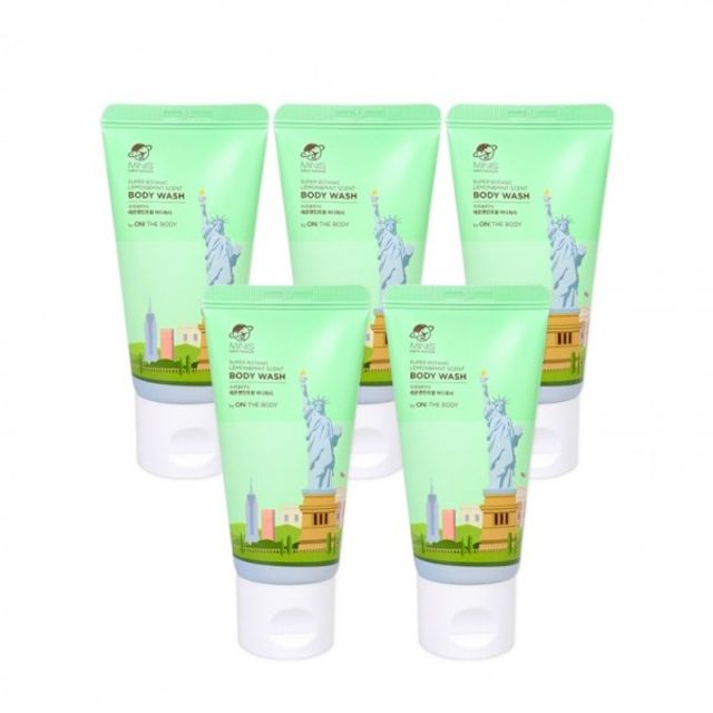 레몬민트 바디워시 여행용세트 샤워보습클렌저 50ml 튜브