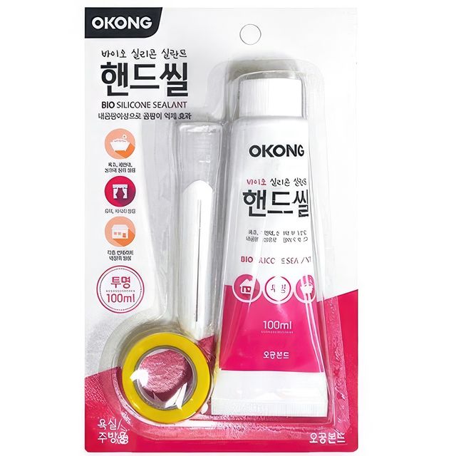 오공 핸드씰 홈실리콘 가정용 욕실 타일 욕조 보수 매꿈씰 곰팡이방지
