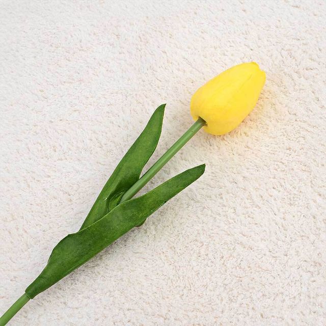 조화 튤립 한송이 플라워 꽃잎