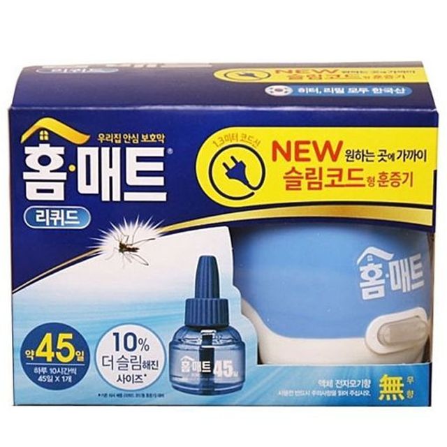 에프킬라 홈매트 리퀴드 코드형 세트, 모기약 매트형