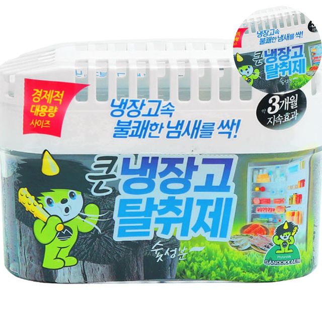 냉장고냄새제거기 냉동실냄새제거 냉장고탈취제 420g 참숯