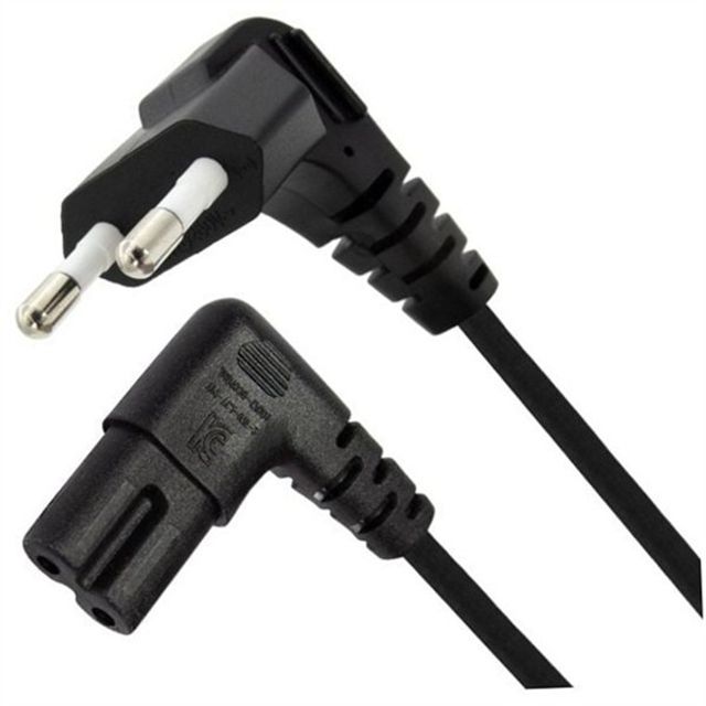 2구 전원 코드 8자 전원 코드 꺾임형 국산 데스크탑 케이블 모니터 노트북 오디오 전기