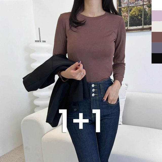 라운드티셔츠 여자티 오버핏 여성의류 캐쥬얼 반팔