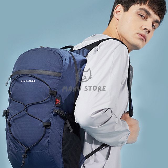 등산배낭가방 아웃도어 폴딩 백팩 블루