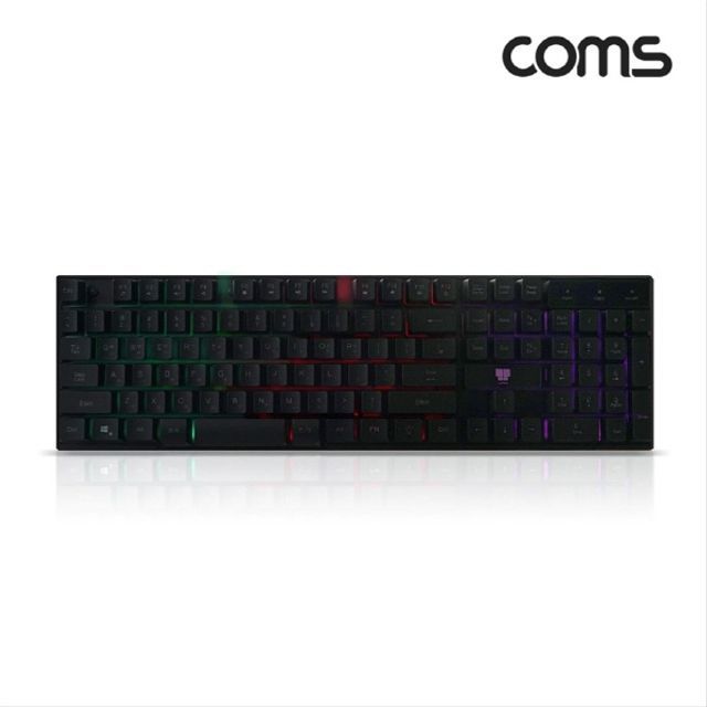나비 레인보우 RGB USB 유선 키보드 블랙 NV1 CY2287
