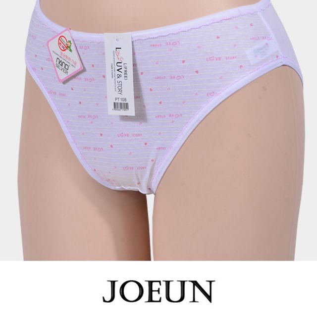 주니어 러브스토리 레터링 디자인 건강항취 팬티 10대